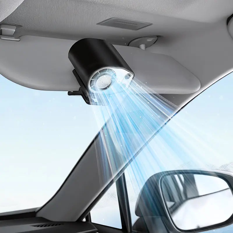 JOYTUTUS 2026 Car Clip Fan with 360° Rotation & USB Rechargeable