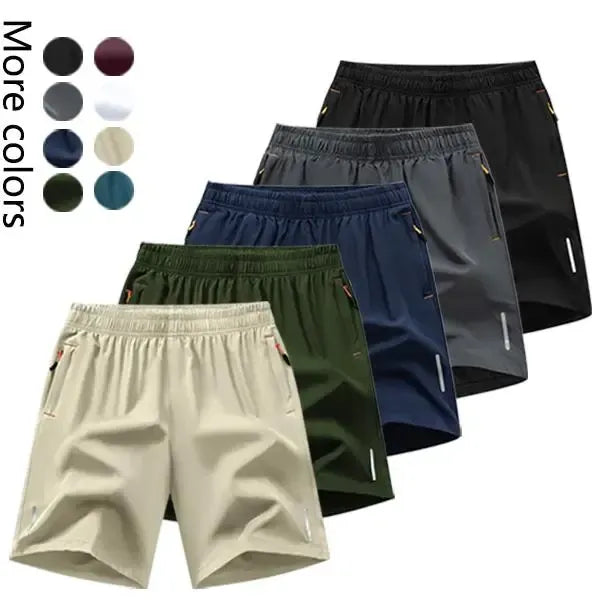 🎉 Men's 5-Pack Quick-Dry Shorts – Lightweight Breathable Athletic & Casual Shorts