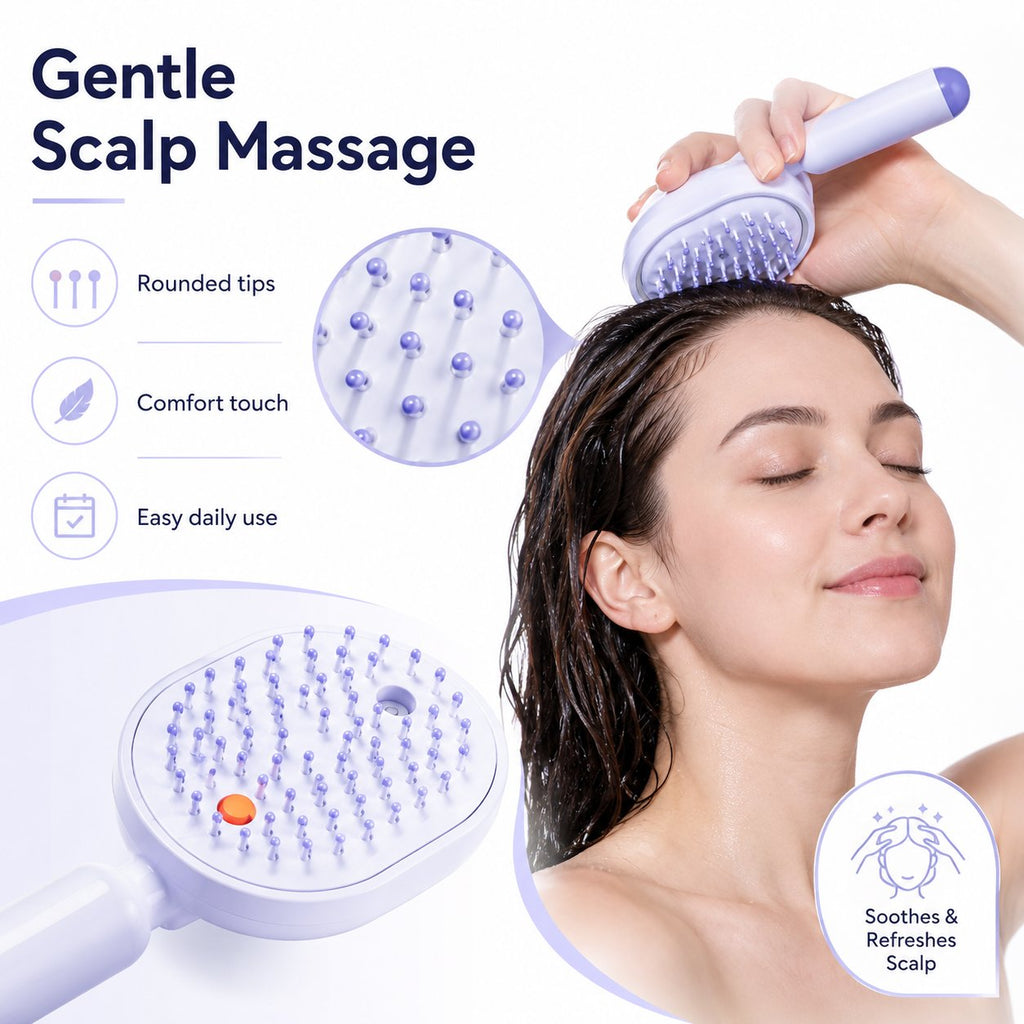 3-in-1 Scalp Spa: Red Light & Misting Detangler