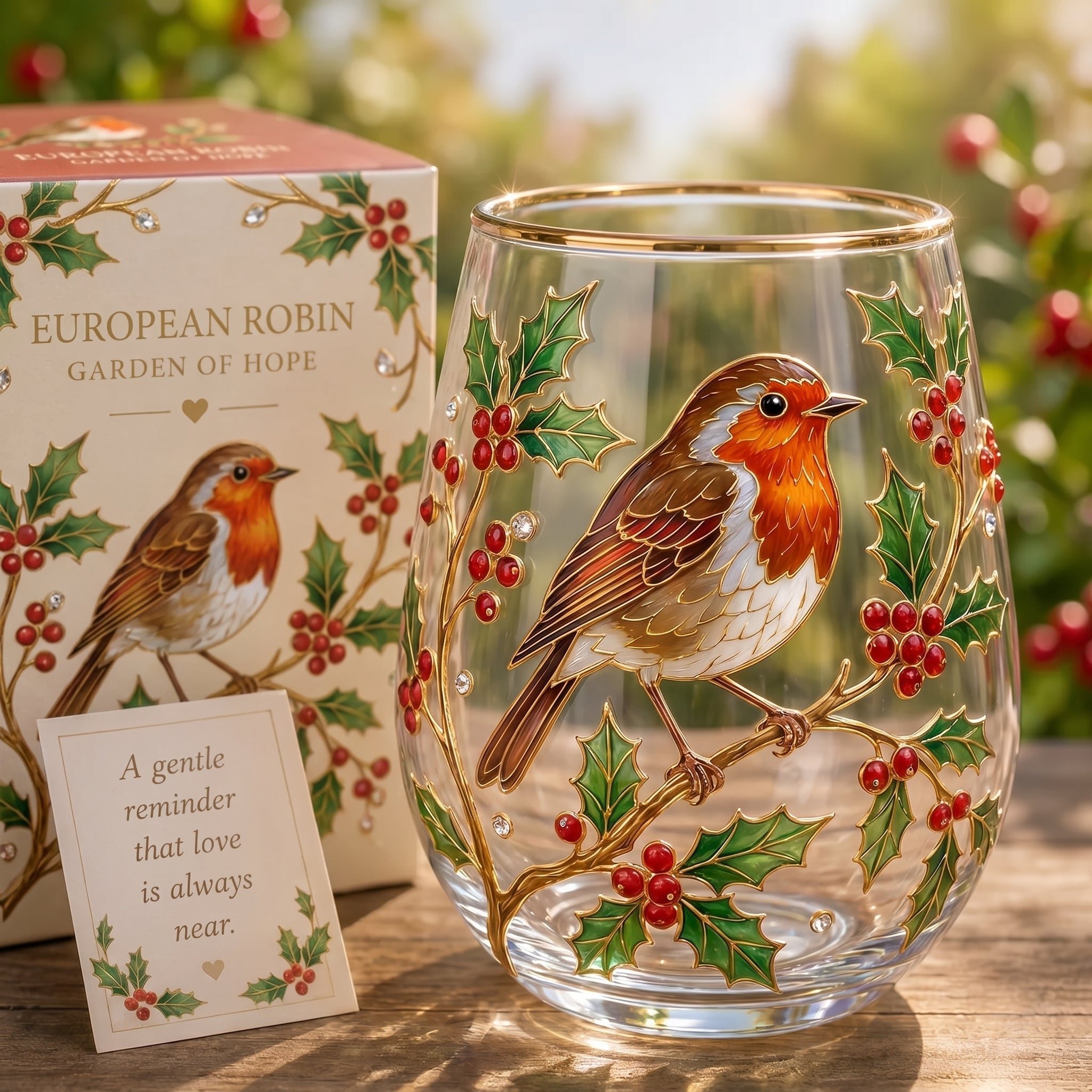 🌸🌿Garden Morning Bliss Glass Tea Cup☀️☕