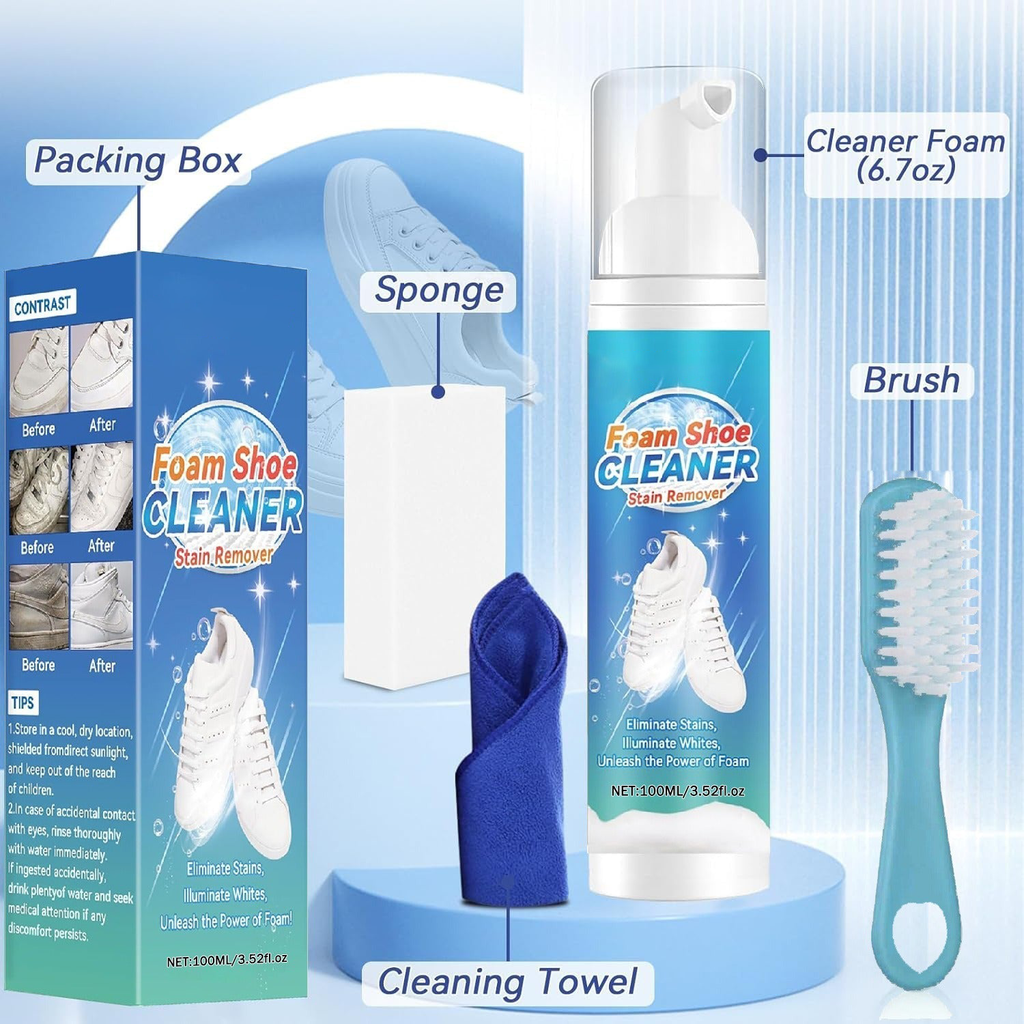 🔥LAST DAY 49% OFF -👟All Purpose Shoe Care Set Fits Multiple Material Shoes