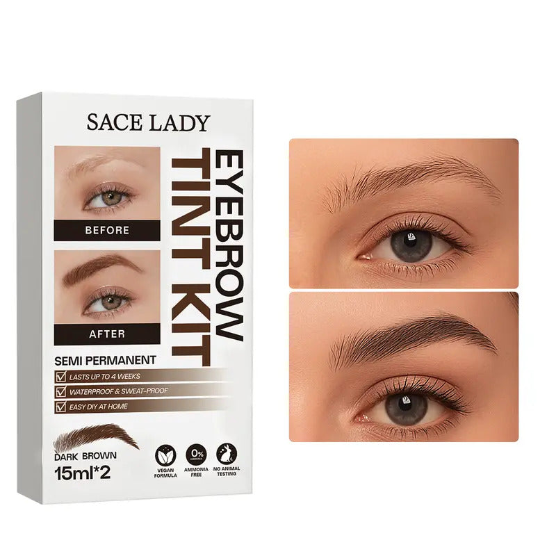 ✨ Long-Lasting Eyebrow Tint Kit – Waterproof Color