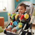 3-in-1 Caterpillar Rattle Toy for Home and On the Go