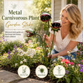 LAST DAY 49% OFF - Whimsical Metal Carnivorous Plant Garden Stake