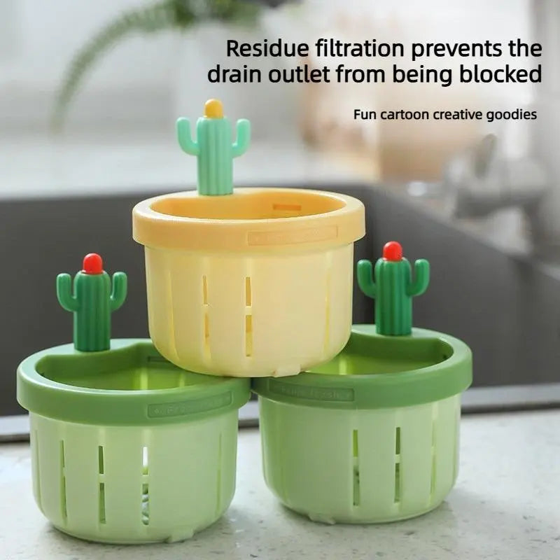 🌵🥗Cactus sink strainer（3pcs）