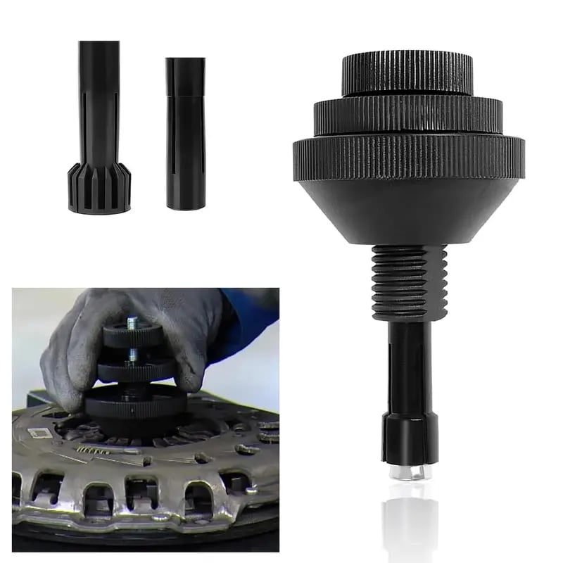 🔧 Universal Single Disc Clutch Alignment Tool with 2 Replaceable Plastic Sleeves for Cars & Light Trucks