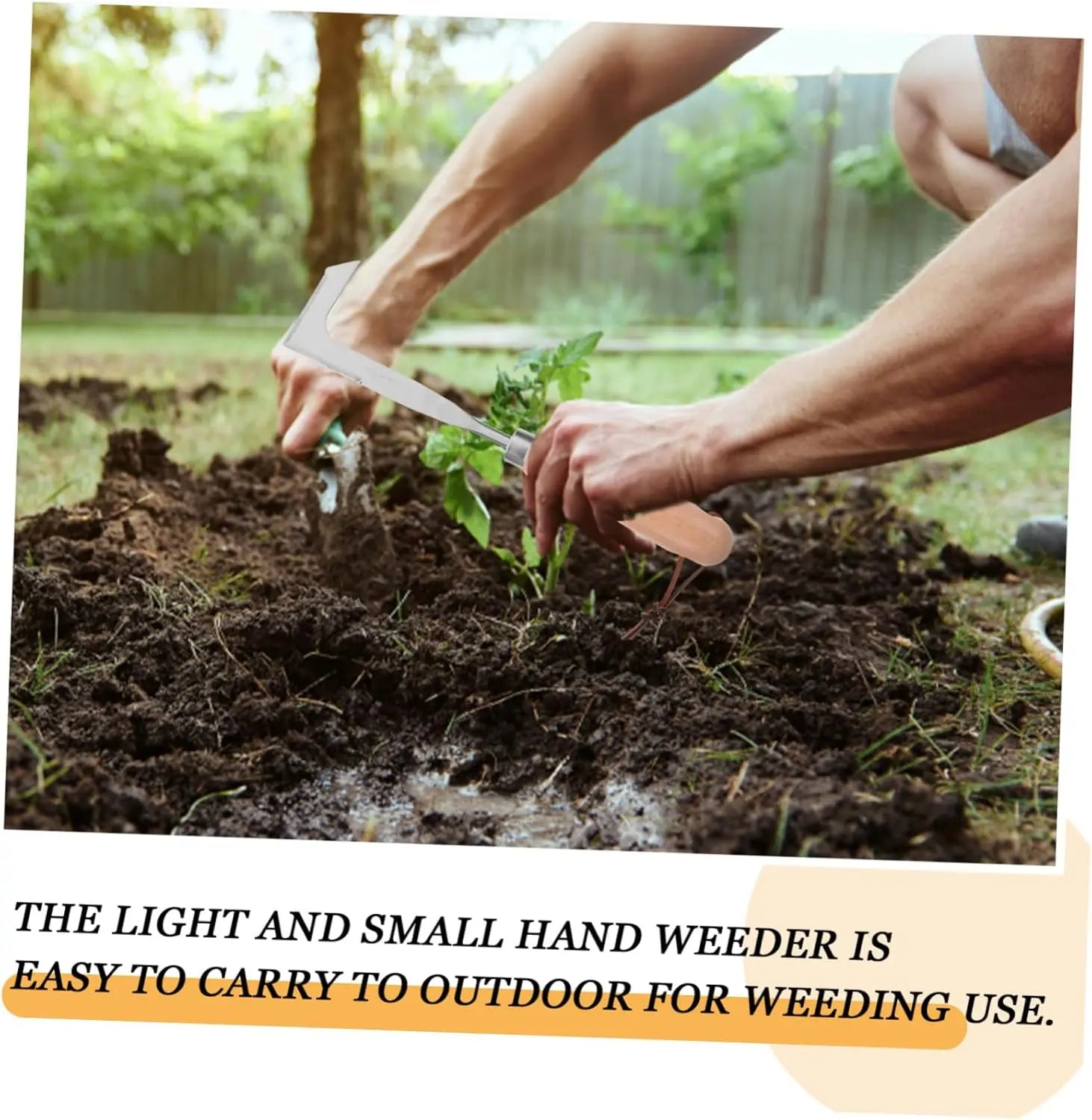 🌿 Crevice Weeding Tool – Beech Handle, Manual Weed Remover for Pavers & Driveways