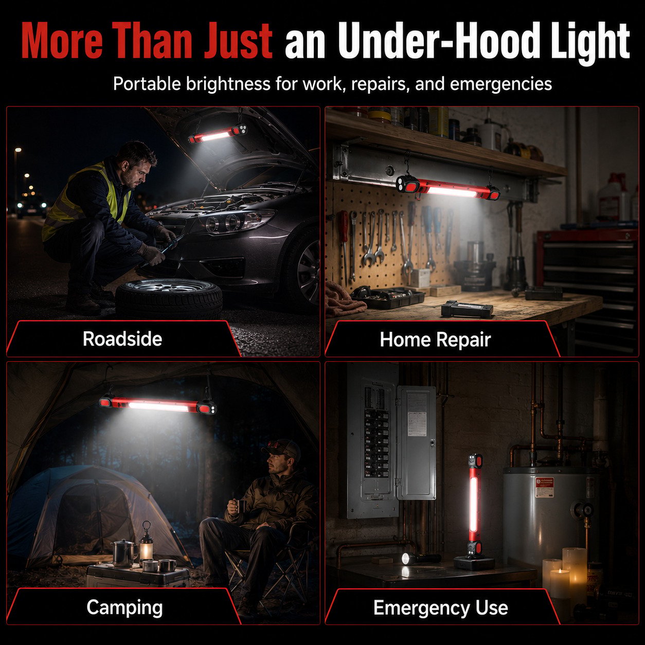 Father's Day Promotion SAVE 49% & FREE SHIPPING🔥3000LM Rechargeable Magnetic LED Work Light Bar