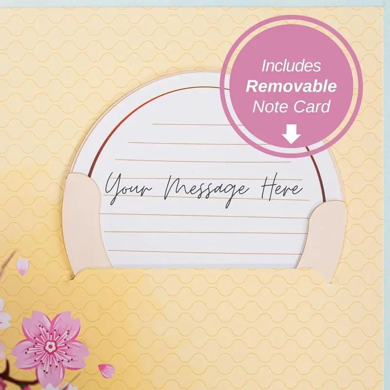 💖🎁2026 Mother's Day Card -3D Cherry Blossom Flower Bouquet Pop Up Card