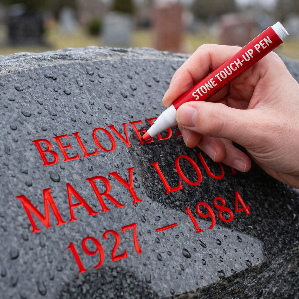 🔥HOT SALE 🐦Golden Tombstone Marker Pen for Restoring Faded Grave Inscriptions