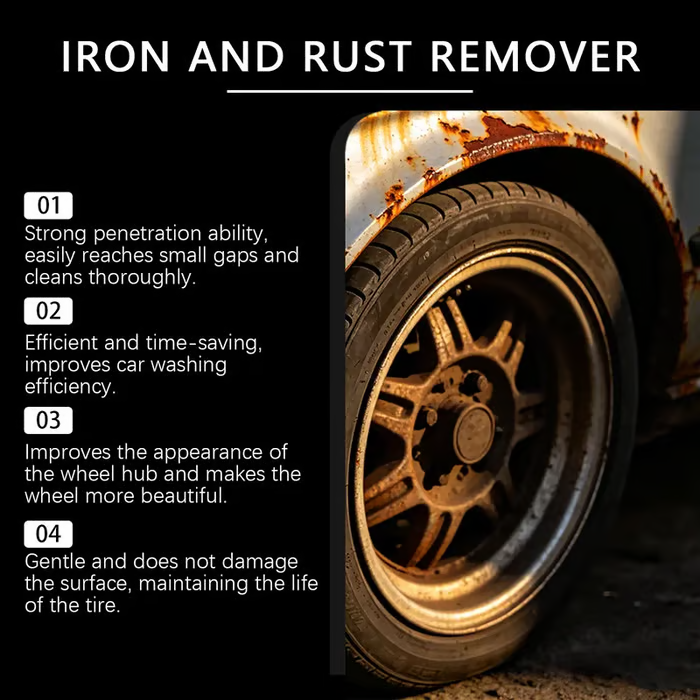 🔥 Rust Remover Spray 120ML – Fast & Effective for Auto & Metal 🚗