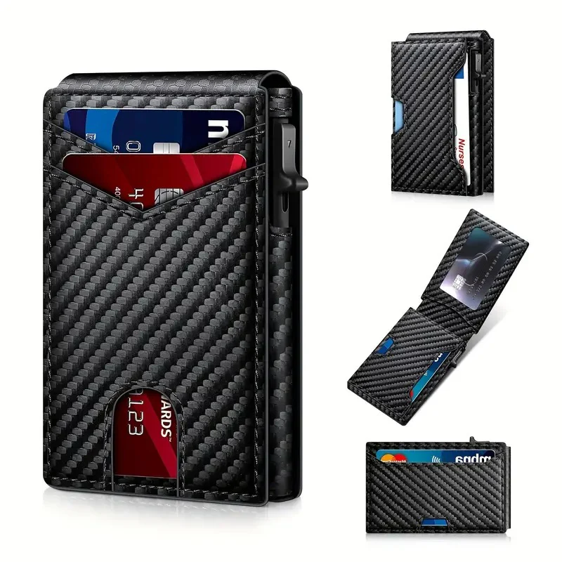 💵 Pop-Up Men's Wallet – Slim, Smart & Secure
