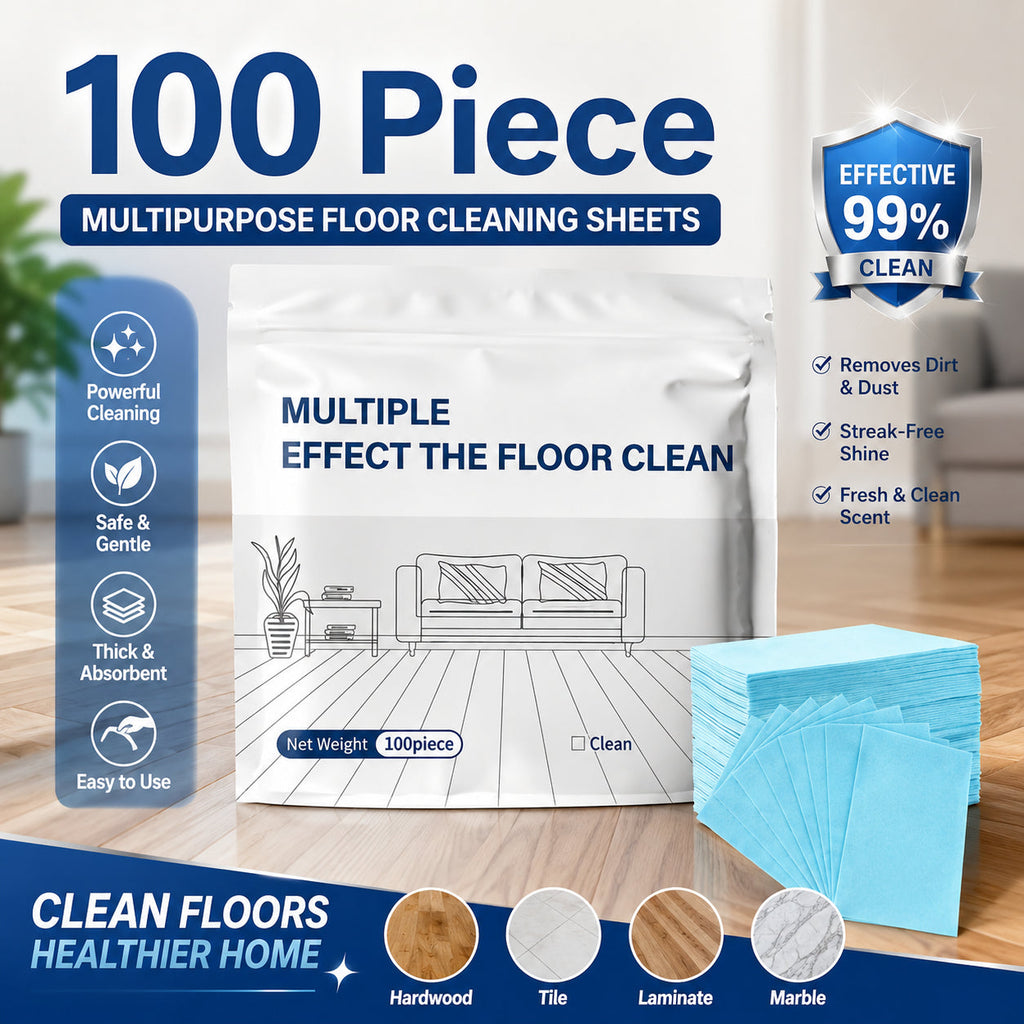 🔥Multi-Surface Floor Cleaning Tablets – Concentrated Cleaner for Hardwood, Tile, Laminate & More