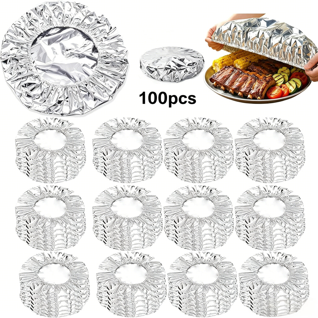 🔥Aluminum Foil Heat Shield Covers – No Plastic 🥘