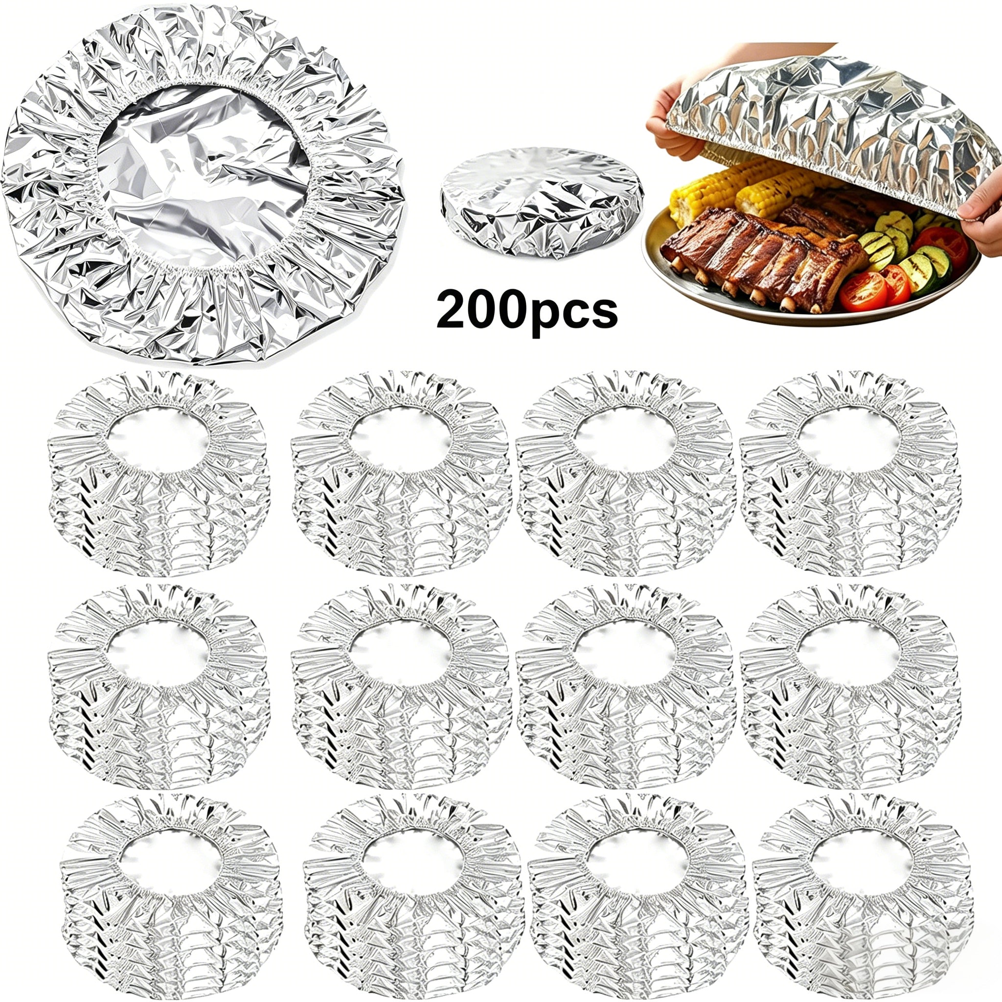 Aluminum Foil Heat Shield Covers – No Plastic 🥘