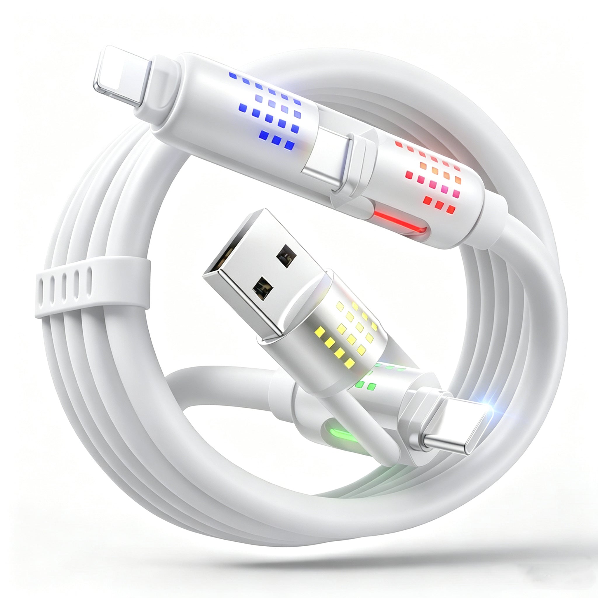 🔌4-in-1 Multi Charging Cable – 240W Fast Charging