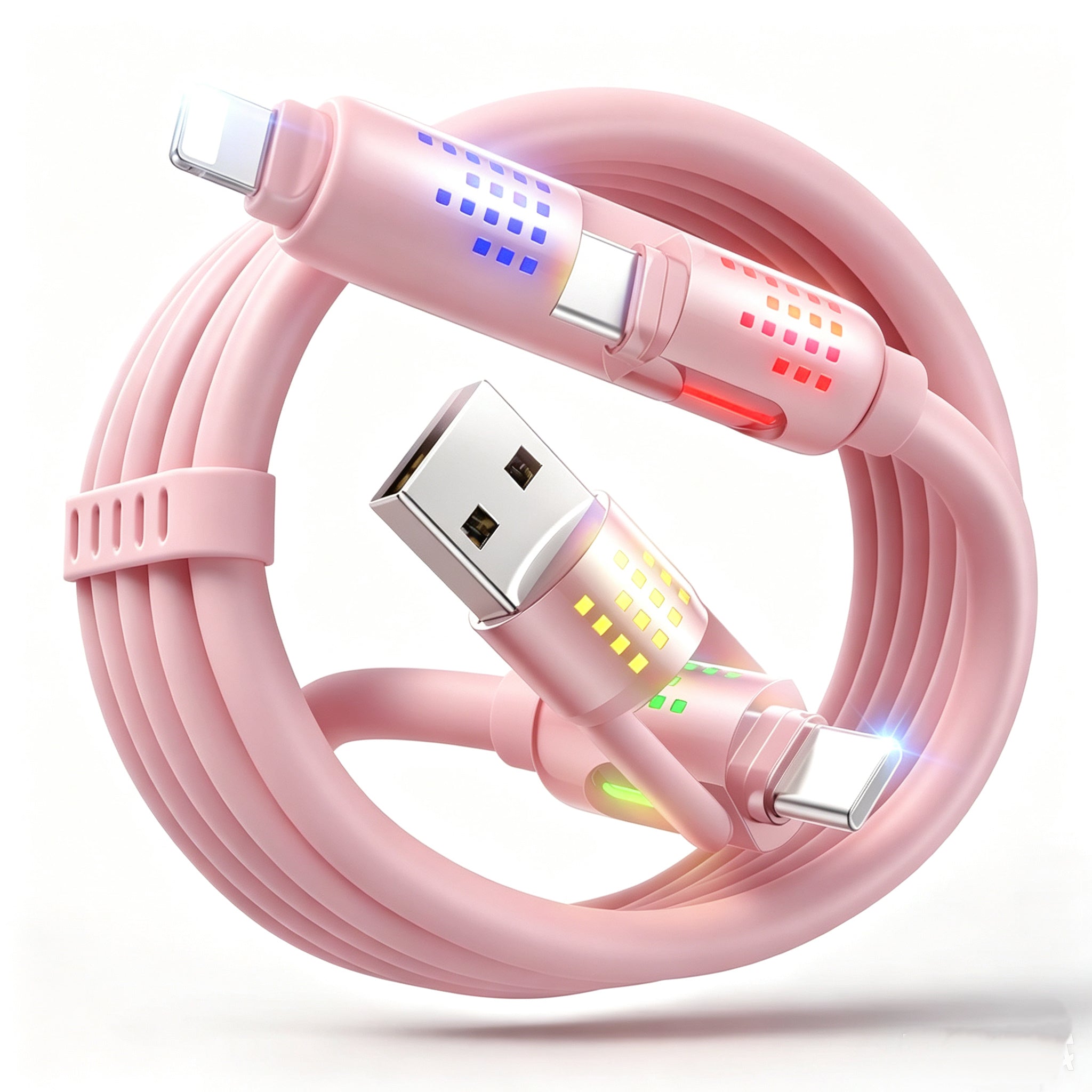 🔌4-in-1 Multi Charging Cable – 240W Fast Charging