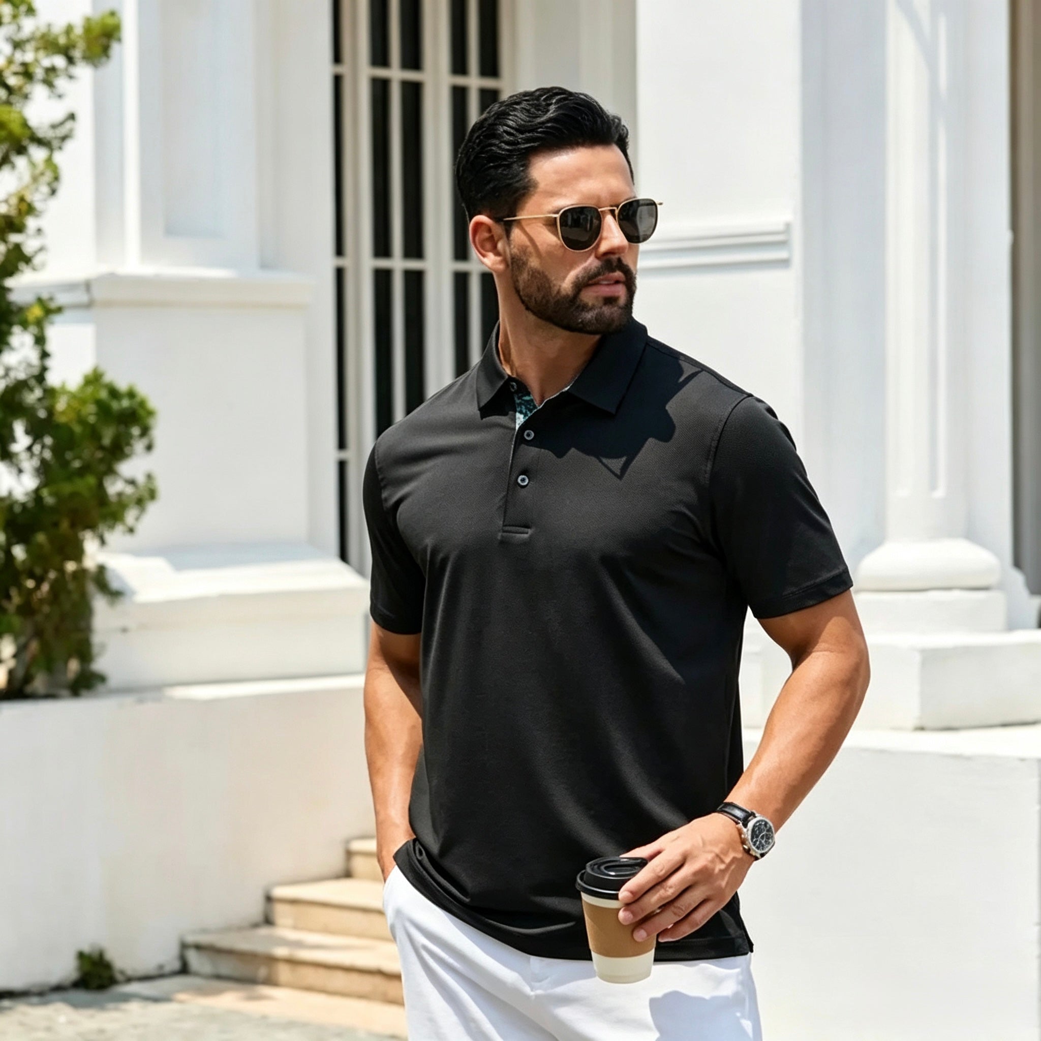 ⚡Men's Quick-Dry Performance Polo Shirt | Moisture-Wicking & UPF30+