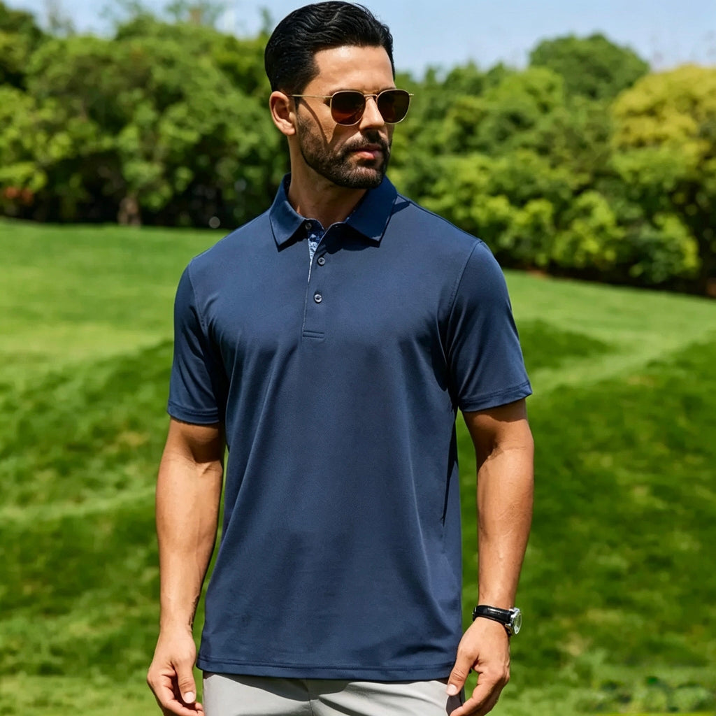⚡Men's Quick-Dry Performance Polo Shirt | Moisture-Wicking & UPF30+