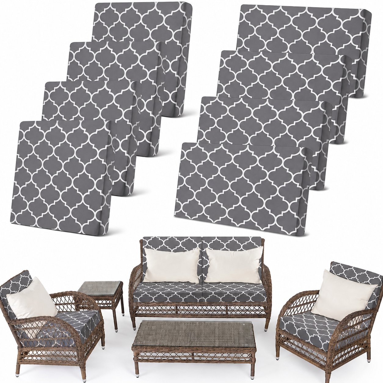 Outdoor Patio Sofa Cushion Covers 🛋️