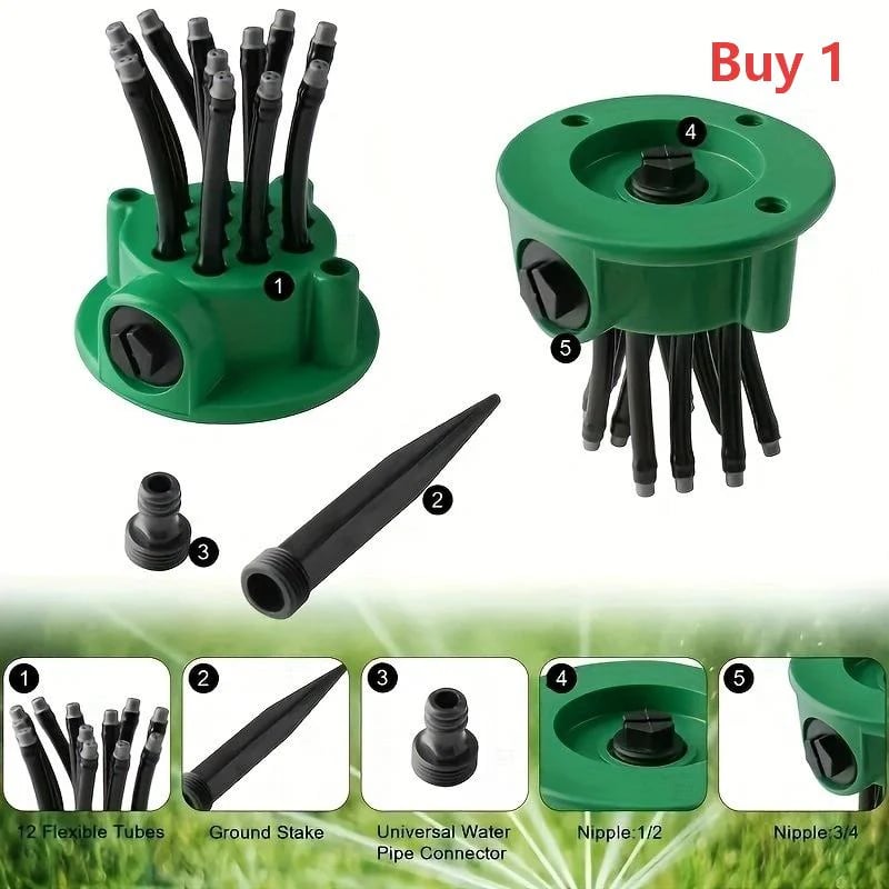🔥LAST DAY 49% OFF - 🛠️💧360° Coverage Precision Garden Irrigation Sprinkler