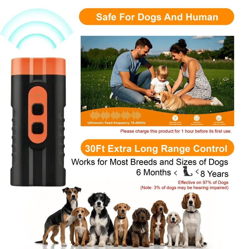 🔥Hot Sale 50% OFF - 🐕🔇Ultrasonic Dog Barking Deterrent