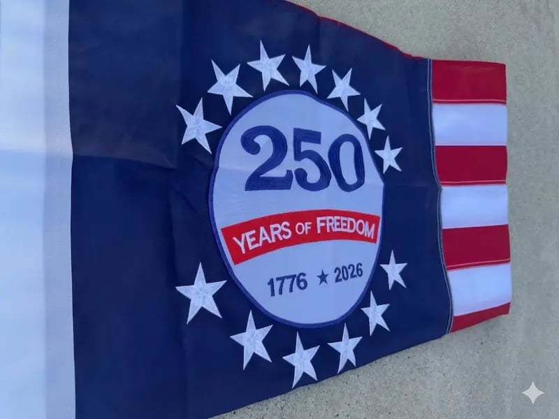 🔥Last Day 50% OFF - 🇺🇸✨ 250th Anniversary Commemorative USA Flag (1776–2026)