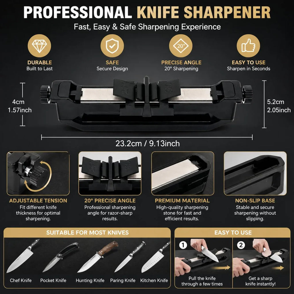 🔪✨Portable Precision Knife Sharpener