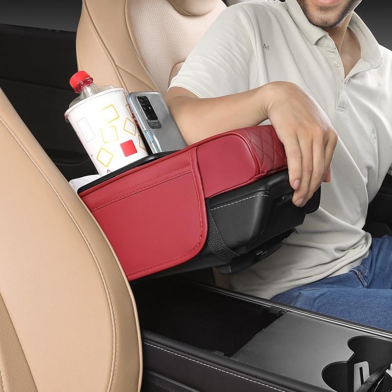 Multifunctional PU Leather Car Armrest Box Mat🚗