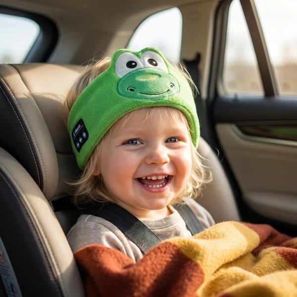 🔥LAST DAY 49% OFF -🎧 Kids’ Animal Bluetooth Sleep Headband Headphones