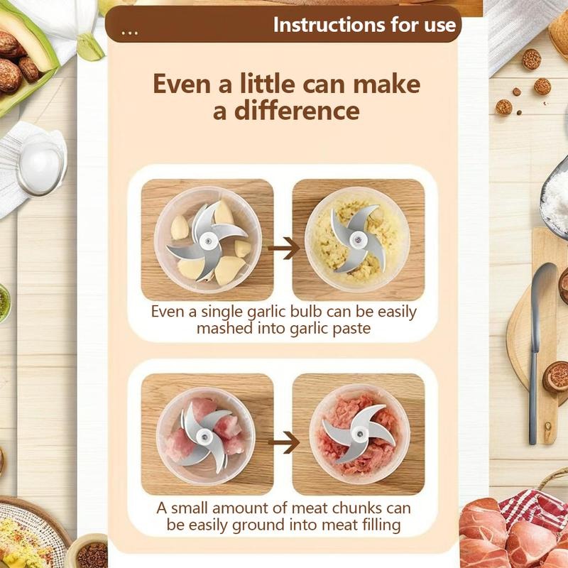 Portable Mini Food Chopper