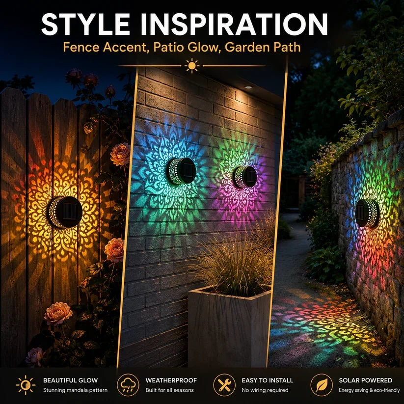 🌙 2026 New Solar Mandala Lights