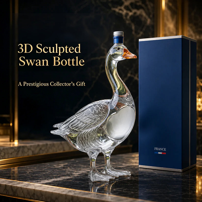 🥃✨3D Sculpted Swan Bottle – Luxury Collector’s Decanter Gift 🦢🔥