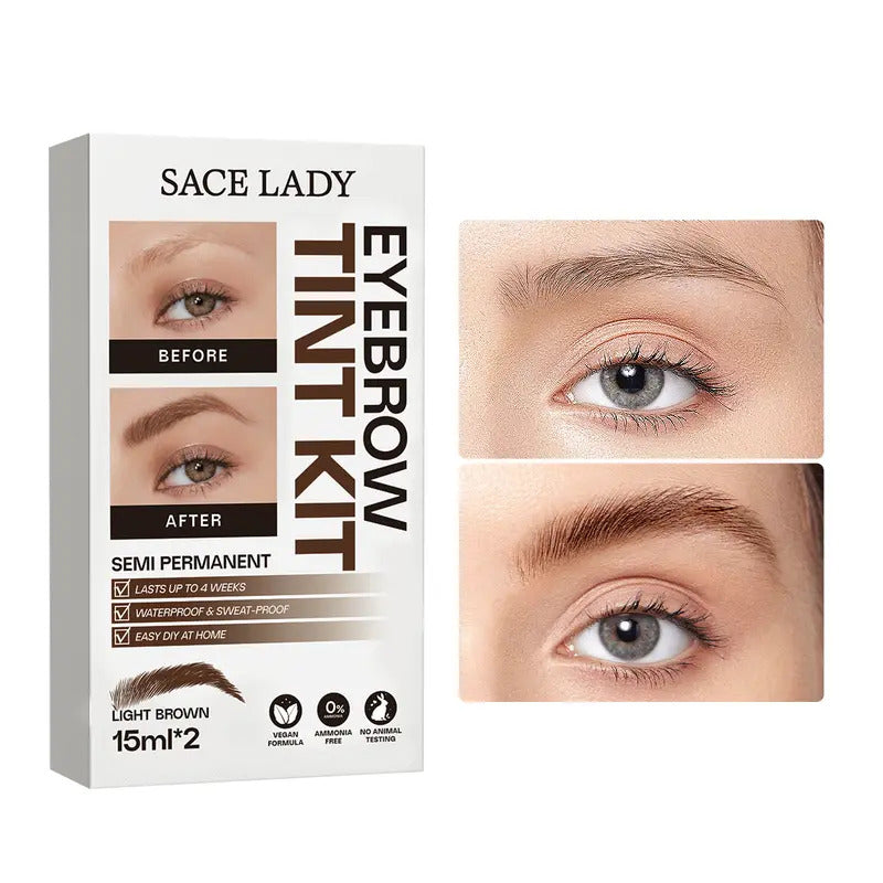 ✨ Long-Lasting Eyebrow Tint Kit – Waterproof Color