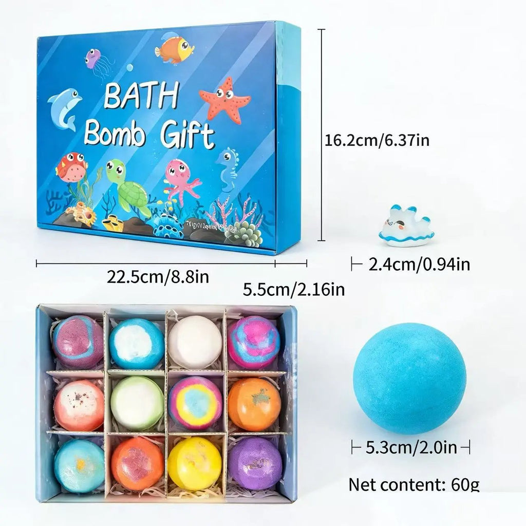 🛁Free Shipping🐣Bath Bombs For Kids – 12 Pack With Surprise Toys Inside, Easter Basket Stuffers