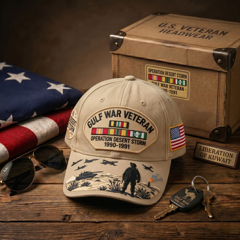 🇺🇸 Last Day Promo: 70% OFF 🎖️ - Gulf War Veteran Tribute Cap
