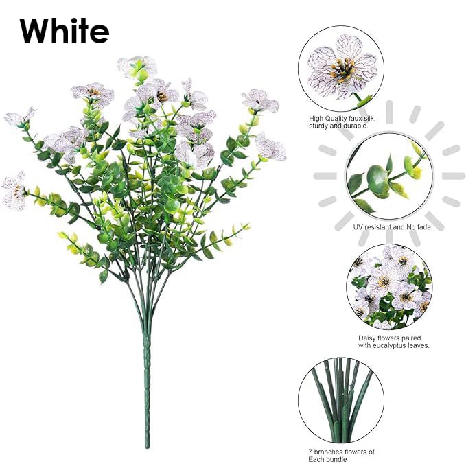 💐 UV-Resistant Colorful Artificial Flowers – 49% OFF Today Only 🌸