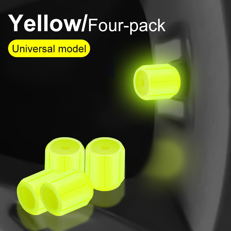 🚗🌙Luminous Tire Valve Stem Caps