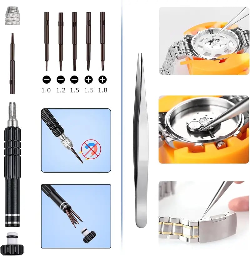 🔥Watch repair and maintenance tool kit⌚️