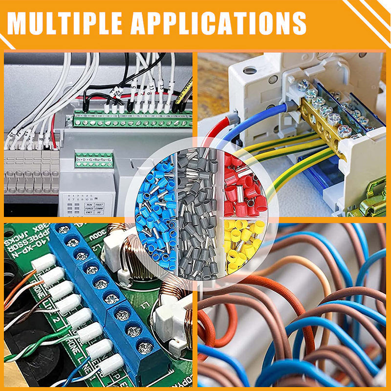 🔥 Hot sale 50% OFF🔥Multifunctional Cold Pressing Electrician Crimping Pliers Set