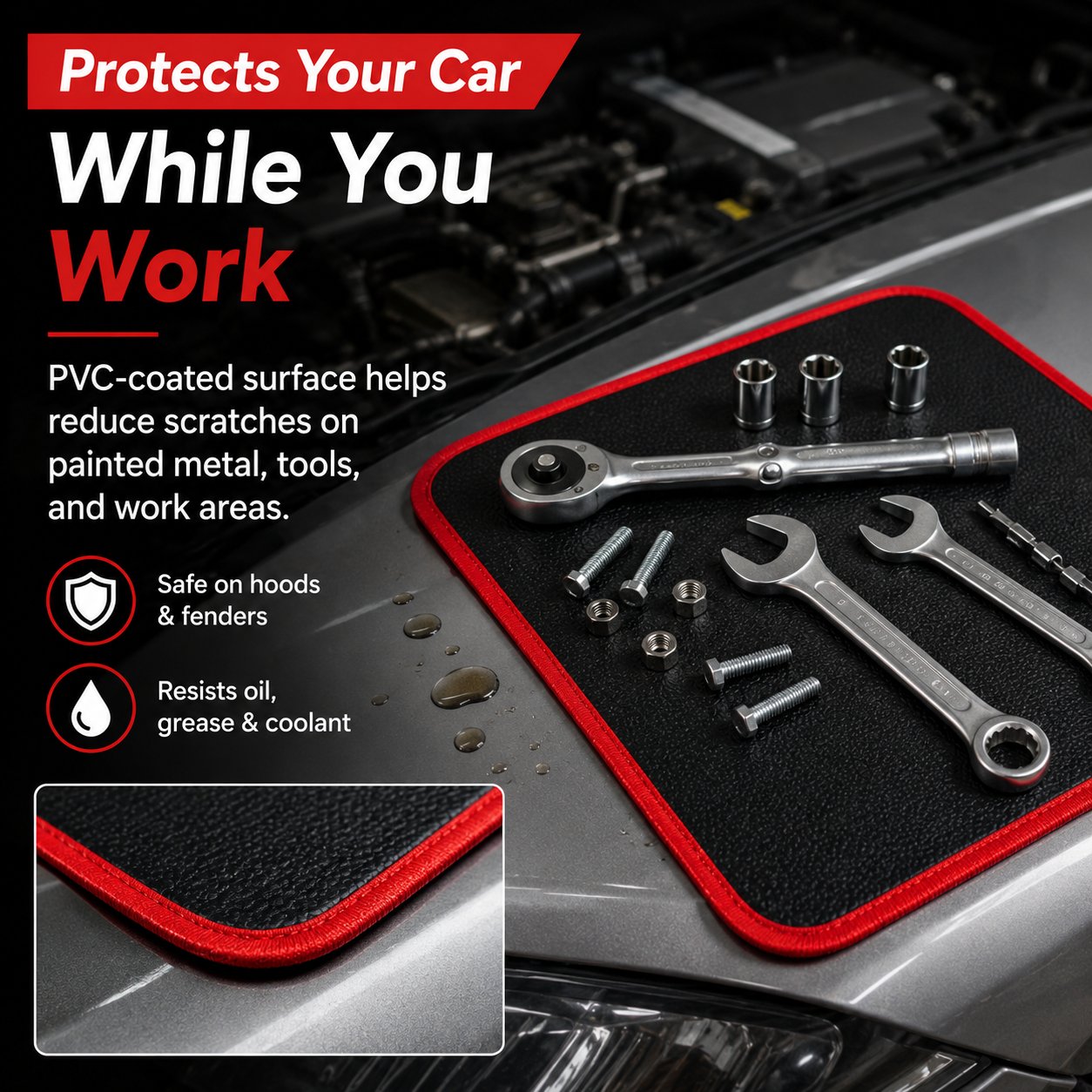 🧲 Flexible Magnetic Tool Mat
