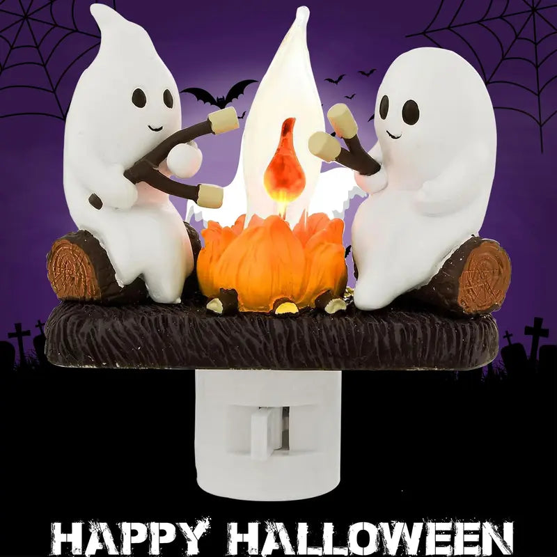 Early Halloween Specials 49% OFF🔥Ghosts Roasting Campfire Flickering Night Light