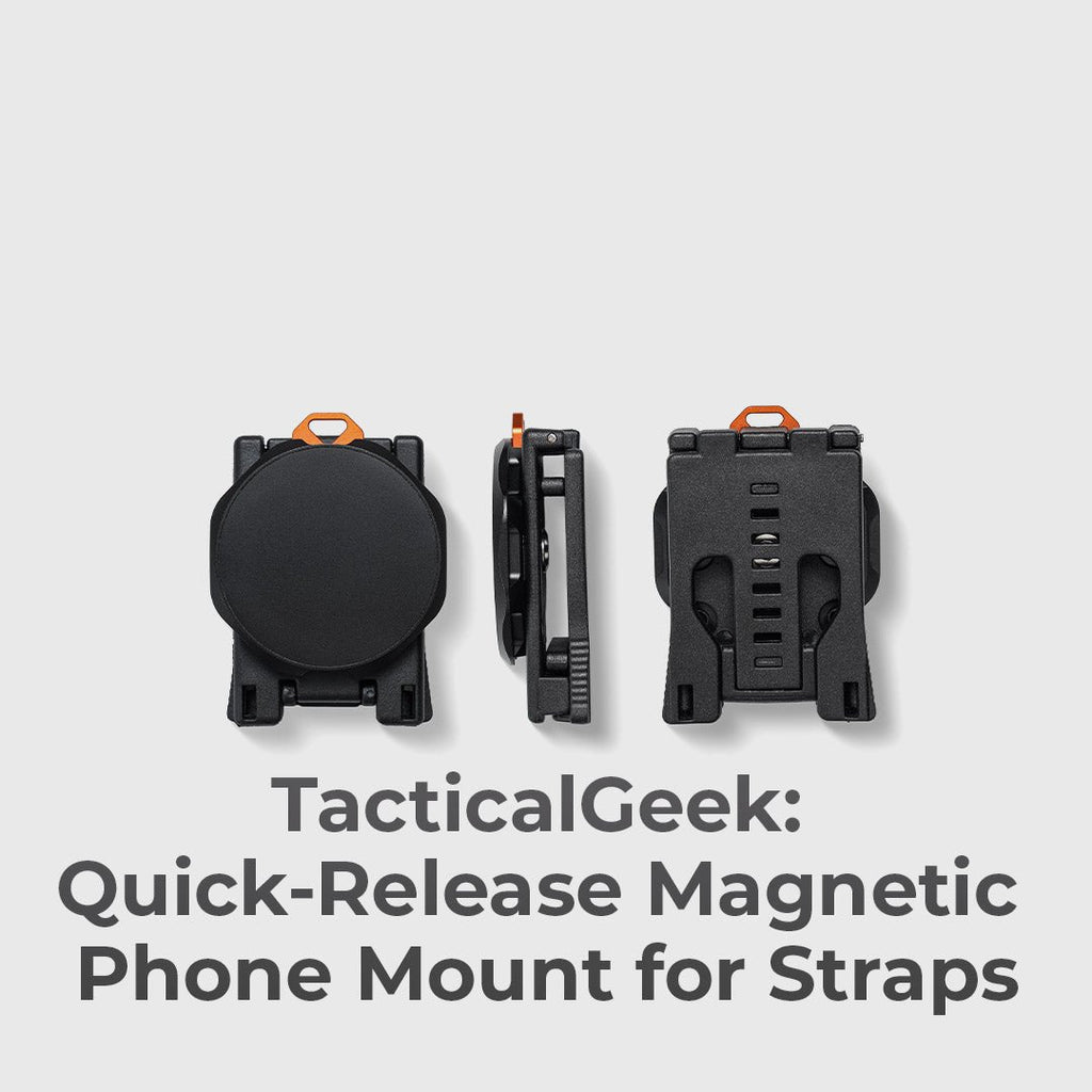 Quick-Release Magnetic Phone Mount for Straps