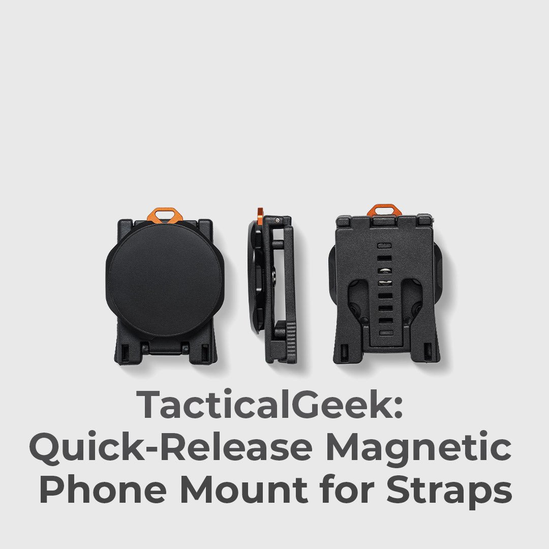 Quick-Release Magnetic Phone Mount for Straps