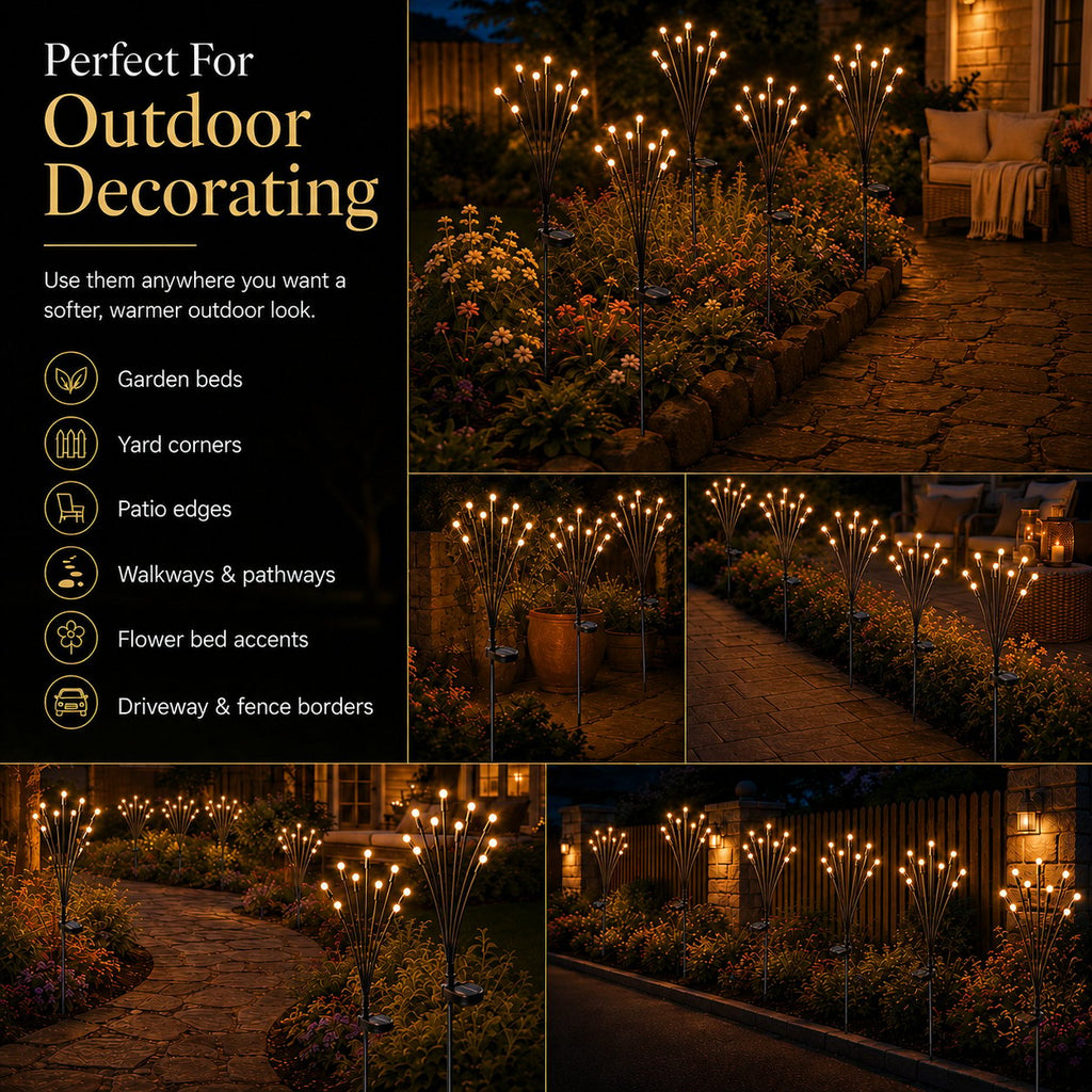 🔥 HOT SALE 49% OFF-Solar Firefly Garden Lights