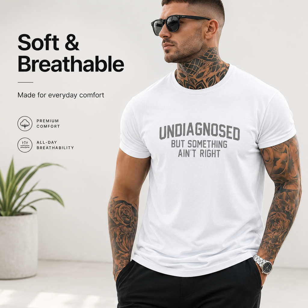 Undiagnosed But Something Ain't Right T-ShirtðŸ¤¯ðŸ“£