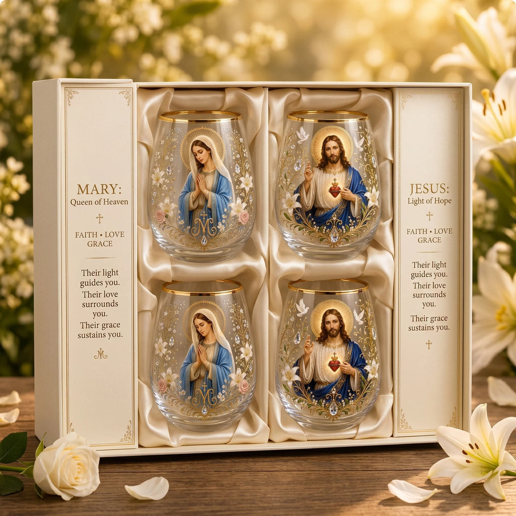 🙏✝️ 2026 Limited Edition “Morning Prayer” Glass Tea Cup ☀️☕ – Faith & Serenity Collection