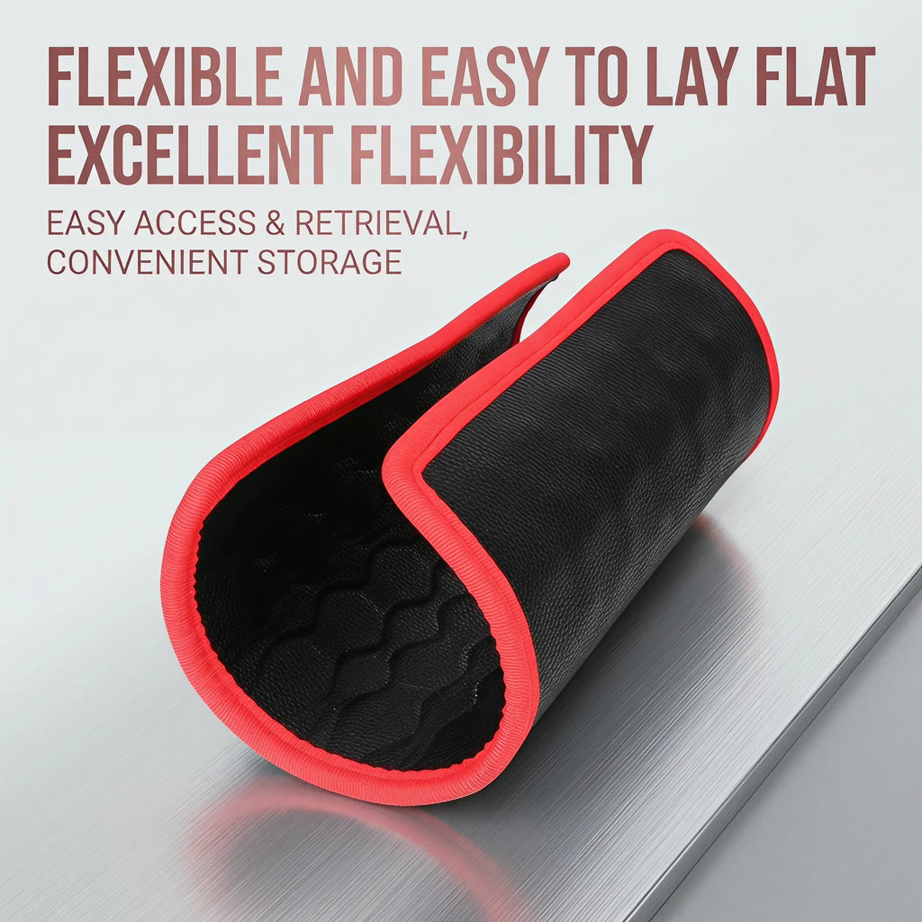 Magnetic Tool Mat & Holder | 12.8"x9.8" Flexible Magnetic Tray for Garage Workshop, Scratchproof PVC Surface with Non-Slip Grip | Auto Repair, Toolbox Organizer for Mechanics & DIY fathersdaygift