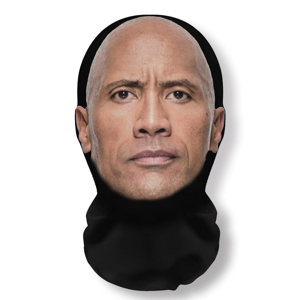 3Pcs Funny Printed Full Face Mesh Mask – Breathable Cosplay Hood for Parties & Street Style