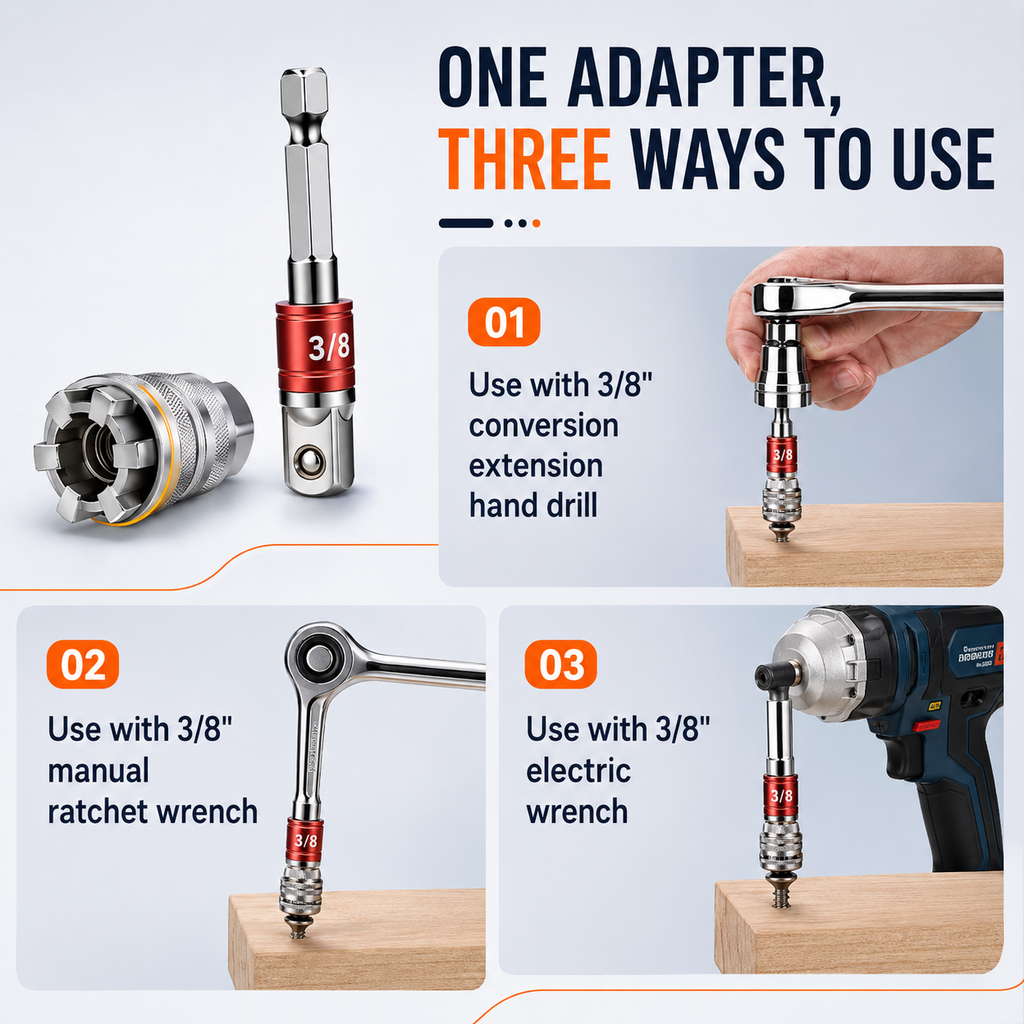 TODAY'S SPECIAL OFFER-50% OFF🔥 MULTI-FUNCTION UNIVERSAL SOCKET WRENCH TOOL - UNIVERSAL MAINTENANCE TOOL